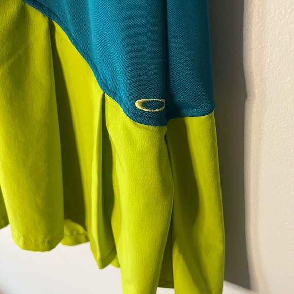 Oakley Teal and Lime Mini Tennis Athletic Dress - Picture 4 of 7